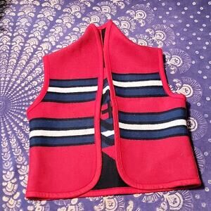 Rad and Reversable Felt Vest
